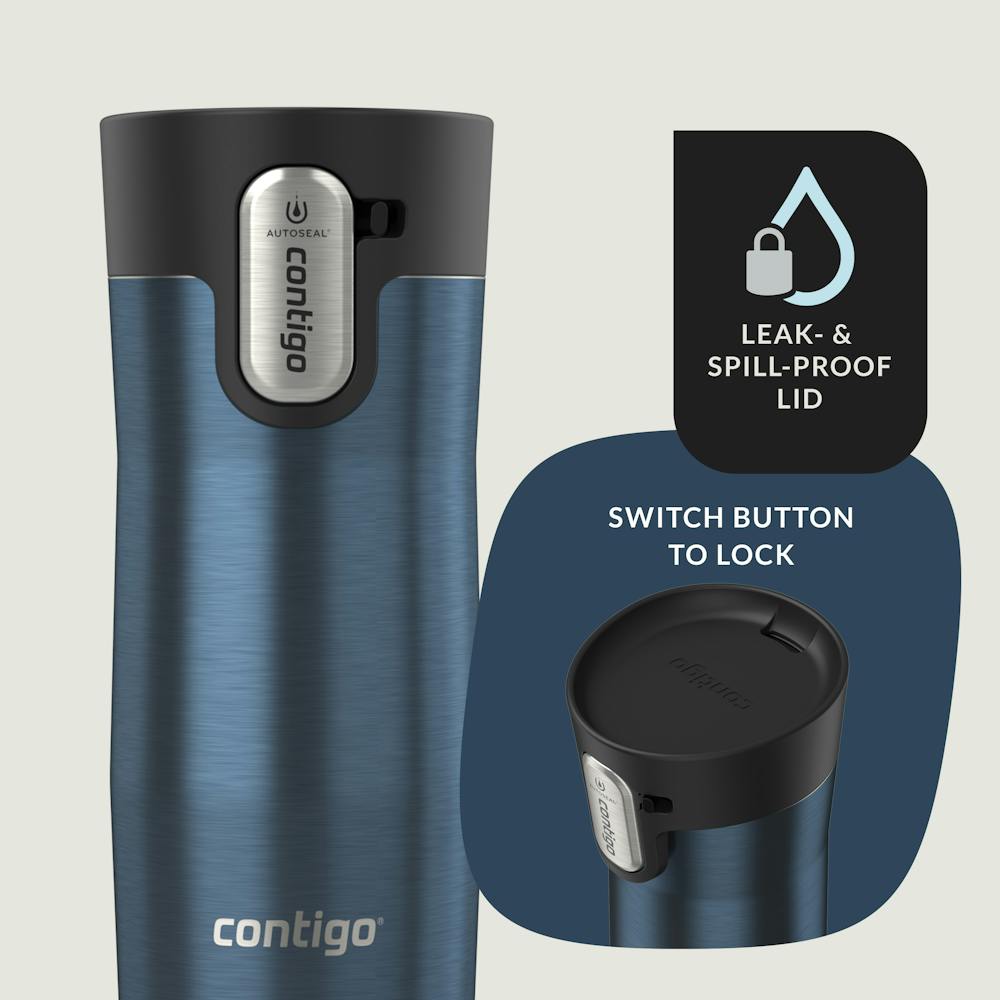 Contigo® AUTOSEAL® West Loop Vacuum-Insulated Stainless Steel Travel Mug with Easy-Clean Lid, 12 oz (I05Z)