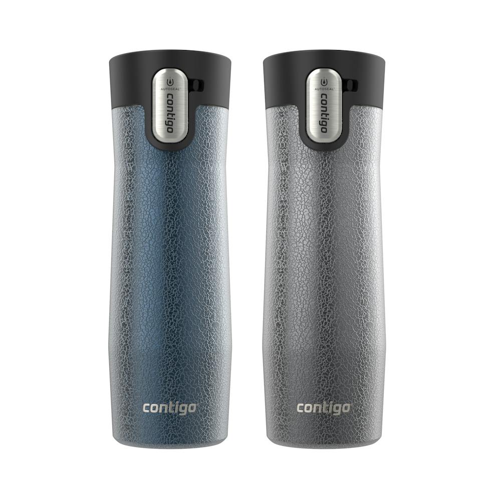 Contigo® AUTOSEAL® West Loop Vacuum-Insulated Stainless Steel Travel Mug with Easy-Clean Lid, 20 oz, 2-Pack (3T8S)