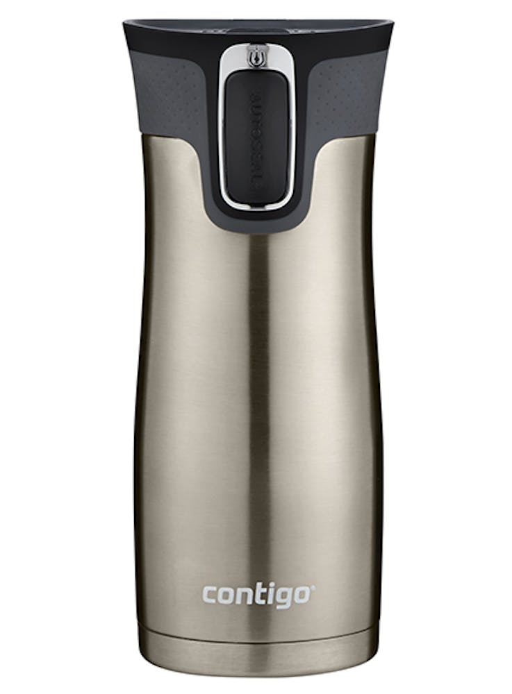 Contigo® West Loop 2.0 Stainless Steel Travel Mug with AUTOSEAL® Lid, 16oz, 2-Pack (9KEM)