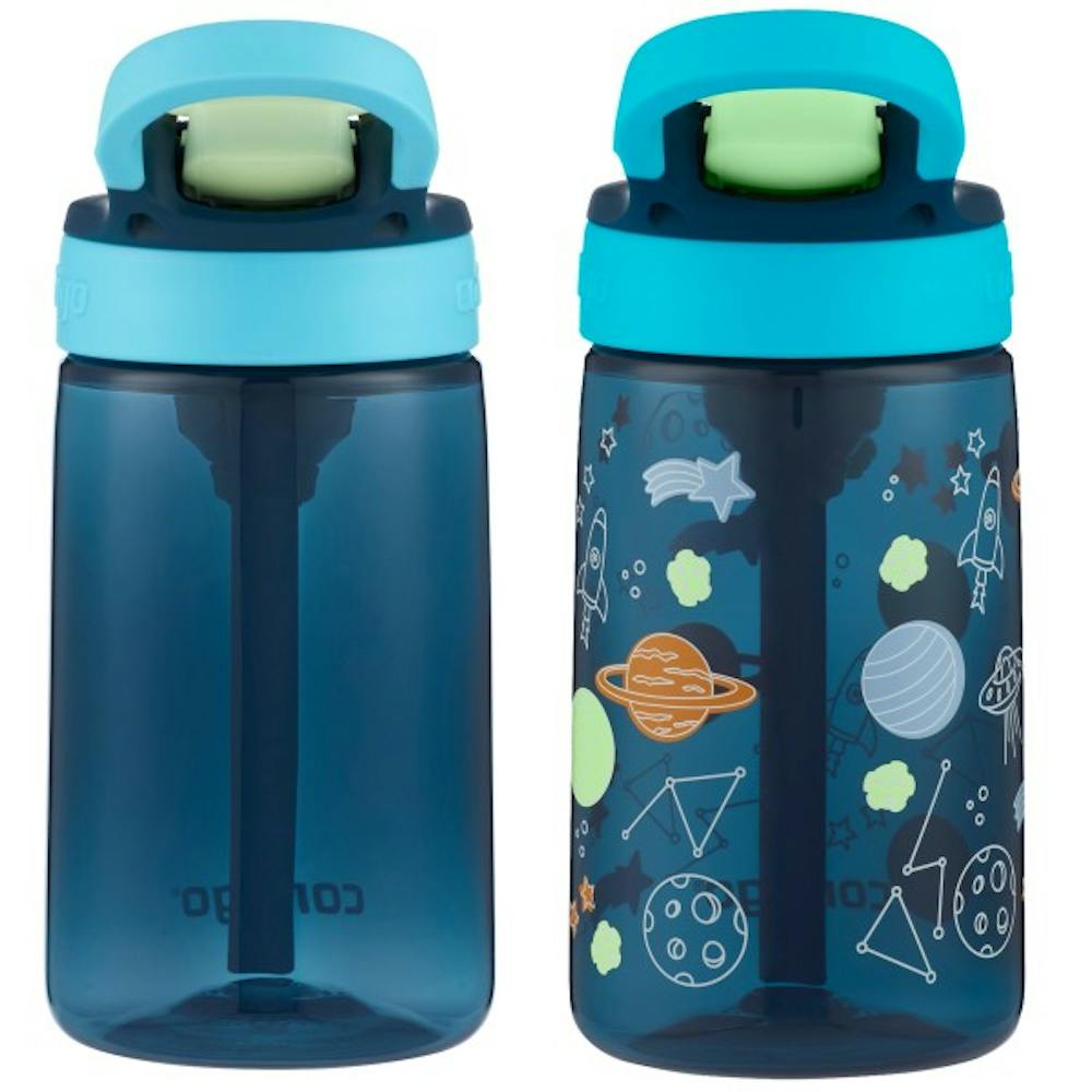 Contigo® Kids Water Bottle with Redesigned AUTOSPOUT® Straw, 14 oz, 2 pack (7Q8Z)