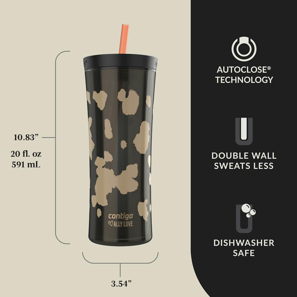Contigo® x Ally Love Streeterville AUTOCLOSE® Shake & Go® Tumbler, 20oz (DHDQ)