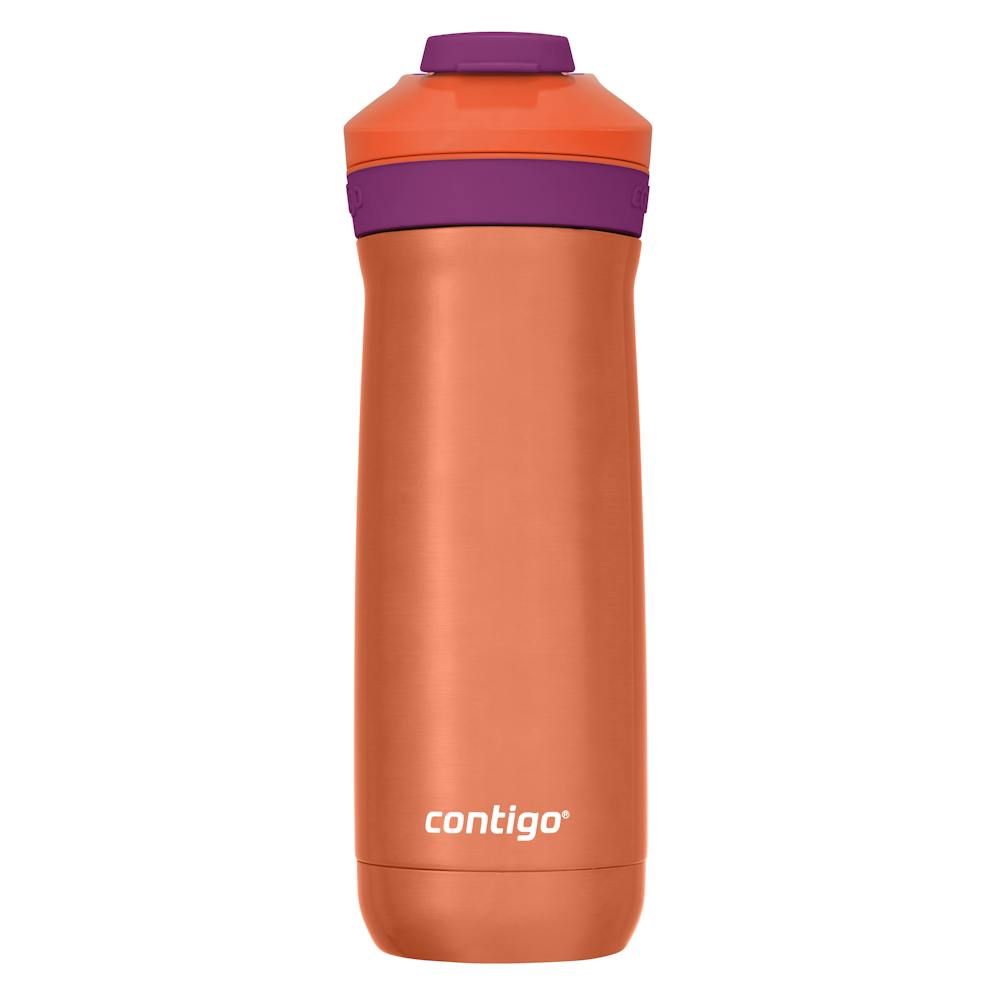 Contigo® Kids’ Casey Stainless Steel Water Bottle with Spill-Proof Leak-Proof Lid, 13oz (Y1O3)