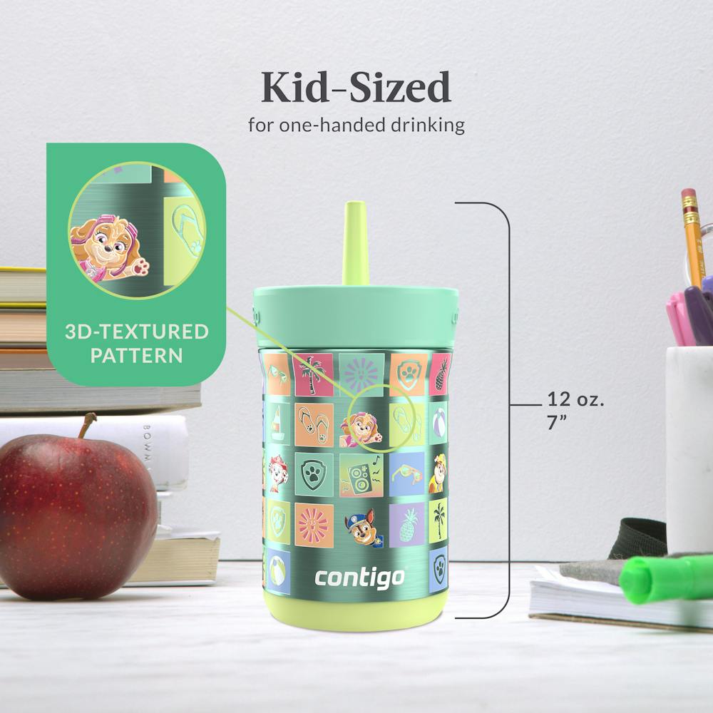 Contigo® Kids Leighton Spill-Proof Stainless Steel Tumbler with Straw, 12oz (RMRJ)