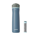 Contigo® Wells Chill Stainless Steel Filter Water Bottle with AUTOSPOUT® Straw Lid and Replacement Filter, 24 Oz (JDI0)