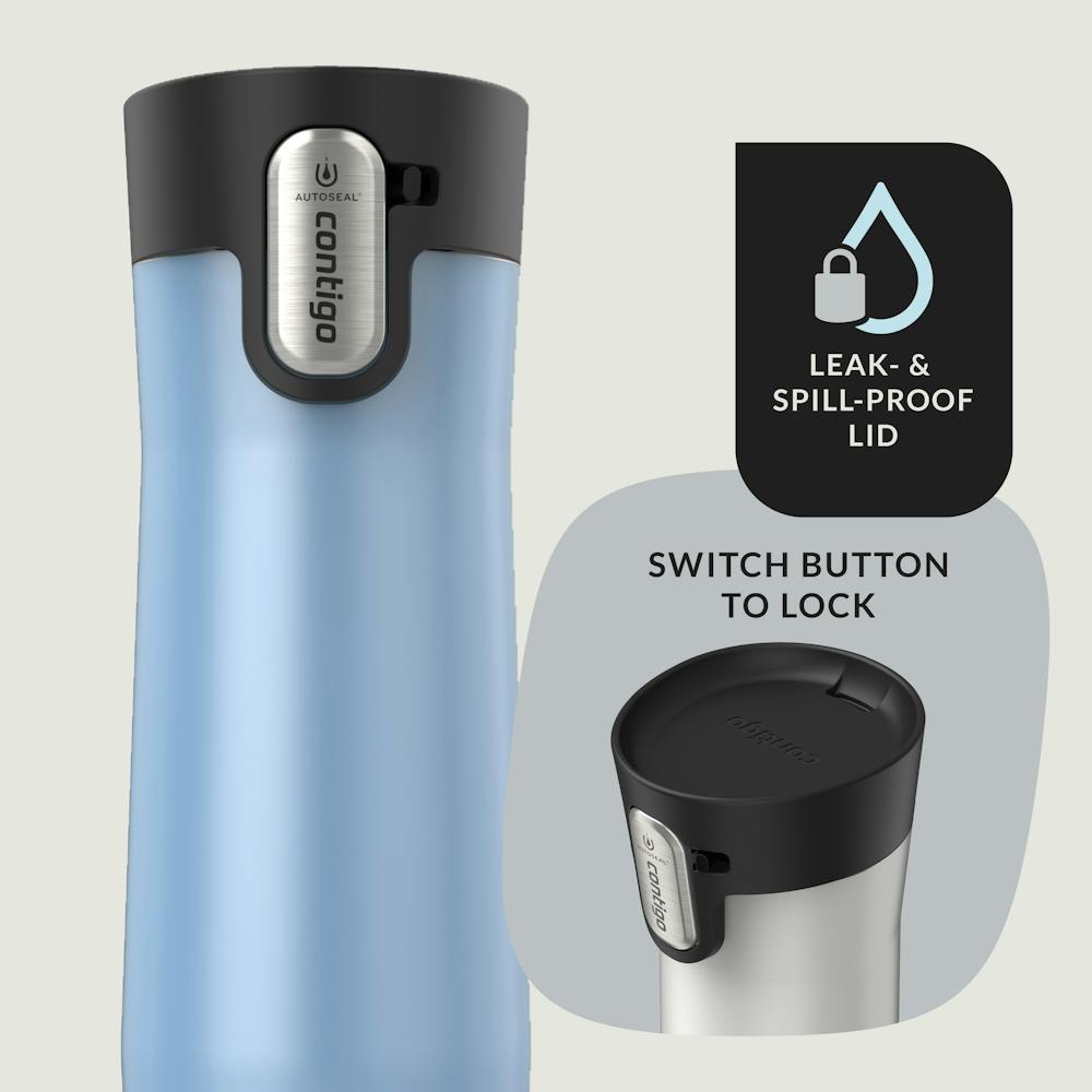 Contigo® AUTOSEAL® West Loop Vacuum-Insulated Stainless Steel Travel Mug with Easy-Clean Lid, 20 oz, 2-Pack (3T8S)