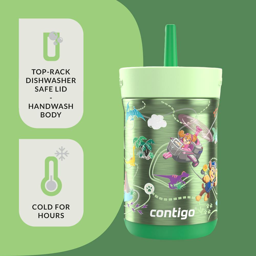 Contigo® Kids Leighton Spill-Proof Stainless Steel Tumbler with Straw, 12oz (RMRJ)
