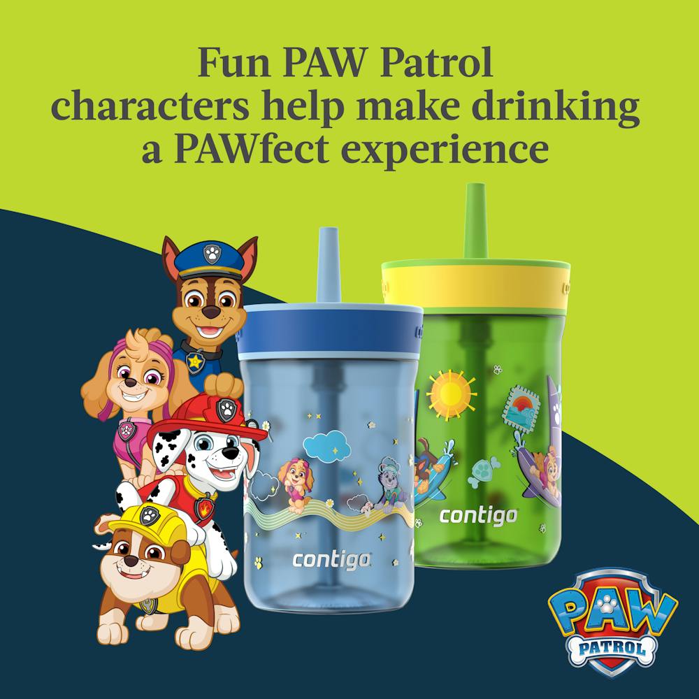 Contigo® Kids’ Leighton Straw Tumbler with Spill-Proof Leak-Proof Lid, 14oz (GAEA)