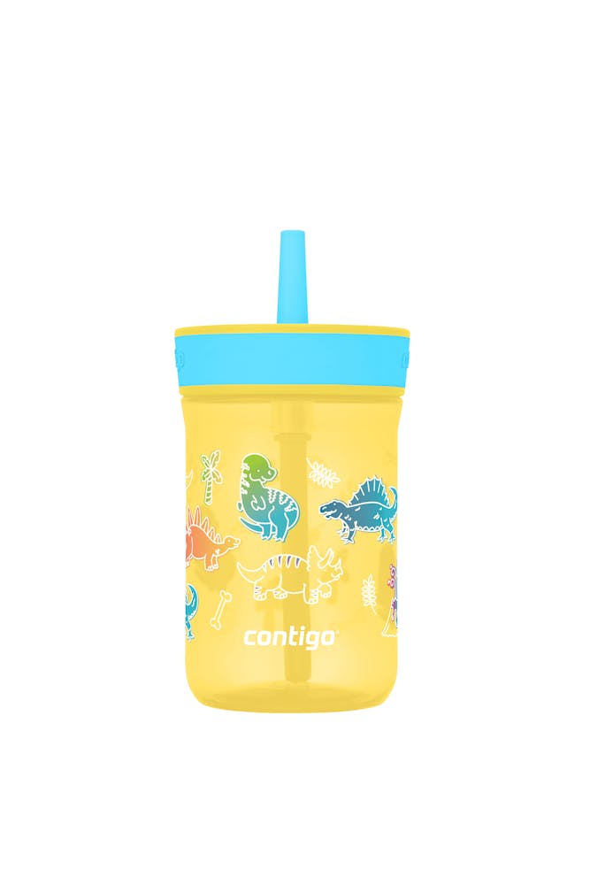 Contigo® Kids’ Leighton Straw Tumbler with Spill-Proof Leak-Proof Lid, 14oz (GAEA)
