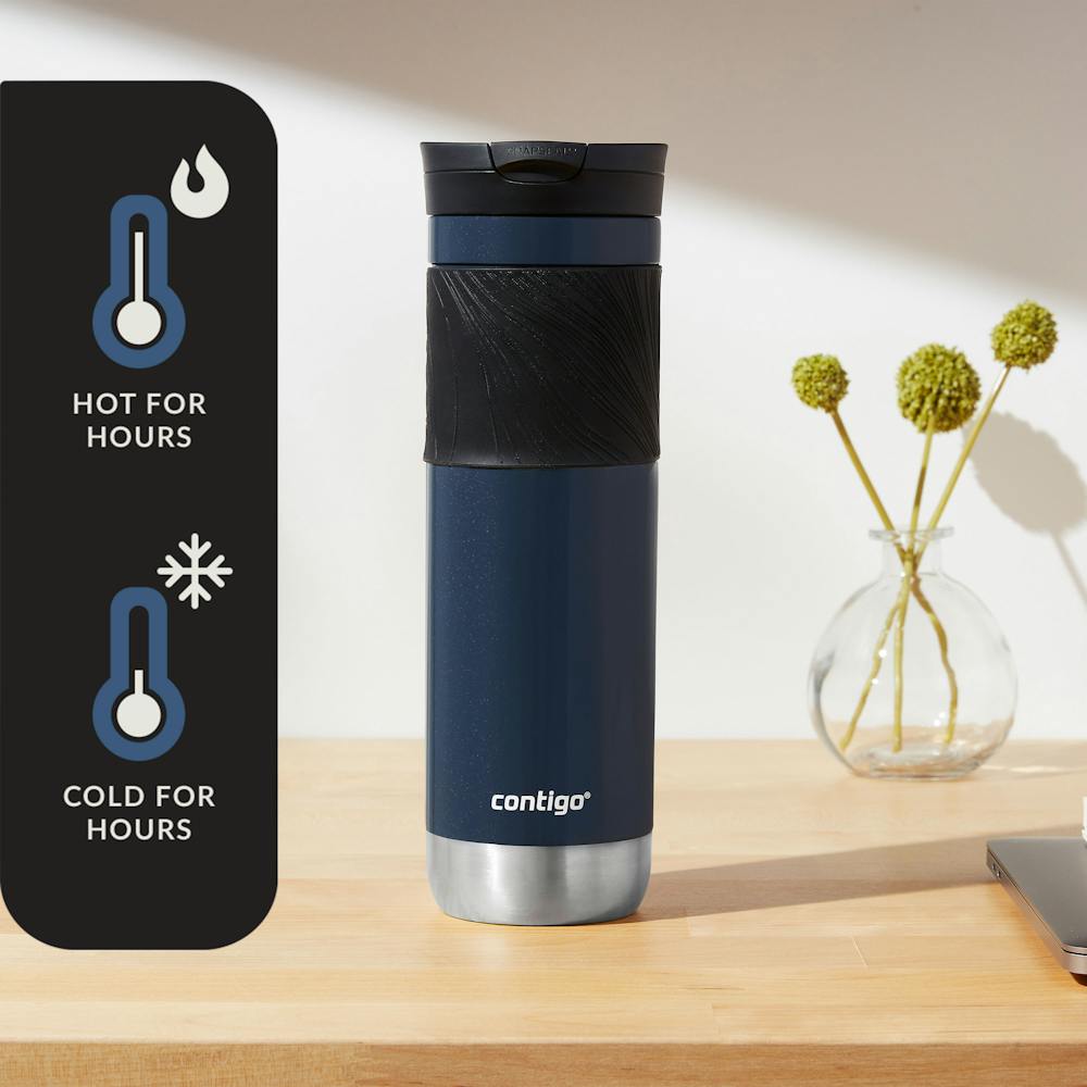 Contigo® Byron 2.0 Stainless Steel Travel Mug with SNAPSEAL™ Lid and Grip, 24oz (B8FM)