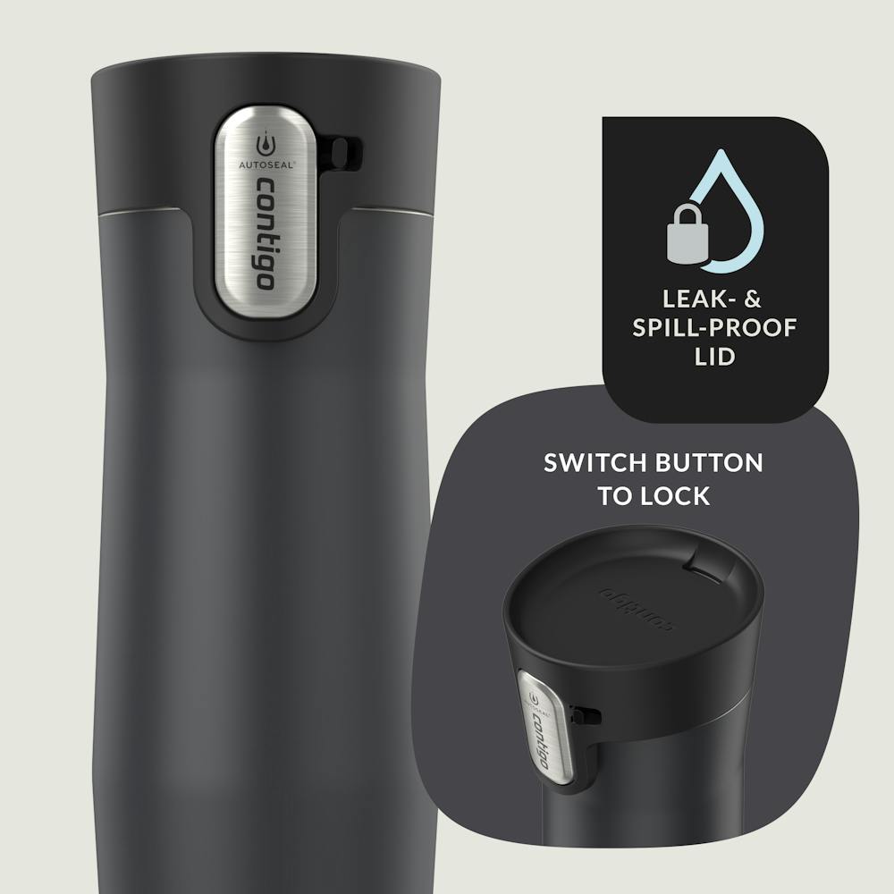 Contigo® AUTOSEAL® West Loop Vacuum-Insulated Stainless Steel Travel Mug with Easy-Clean Lid, 16 oz (FHXQ)