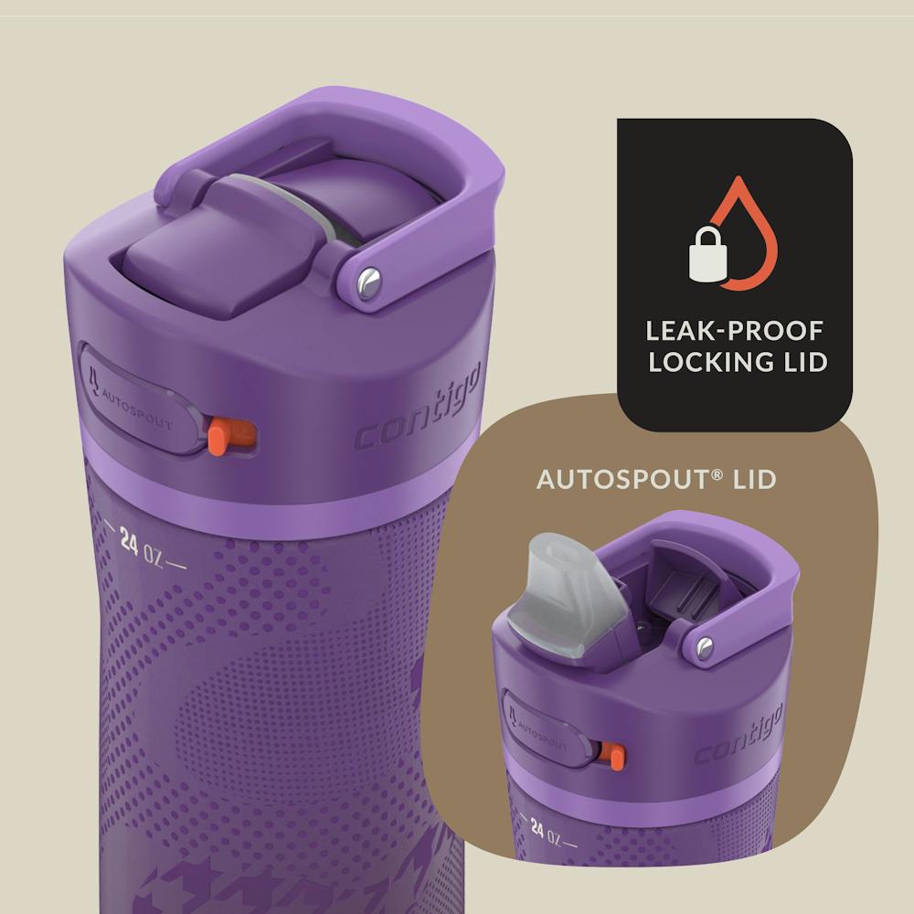 Contigo® x Ally Love Ashland Chill 2.0 Stainless Steel Water Bottle with AUTOSPOUT® Lid, 24oz (DO9Y)