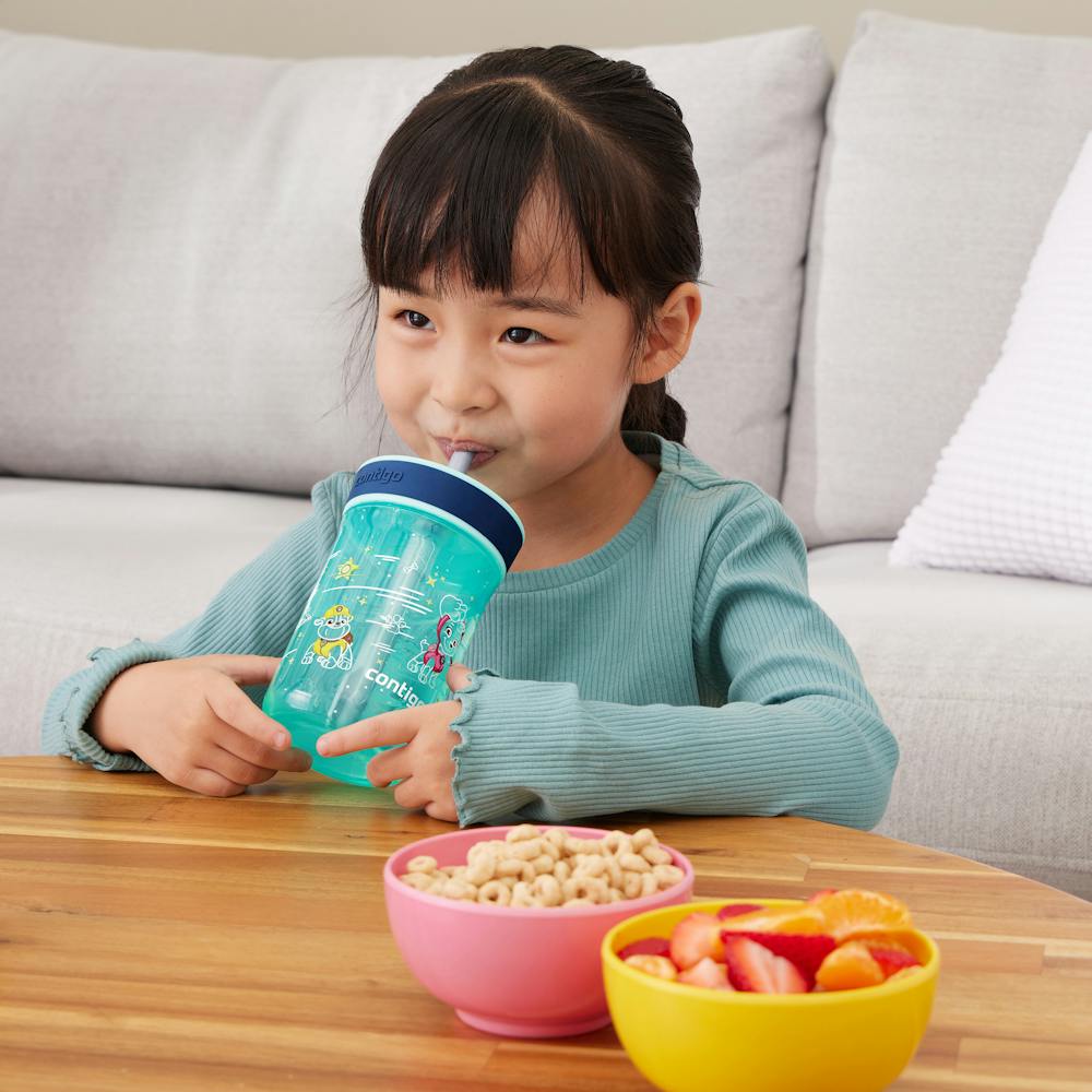 Contigo® Kids’ Leighton Straw Tumbler with Spill-Proof Leak-Proof Lid, 14oz (GAEA)