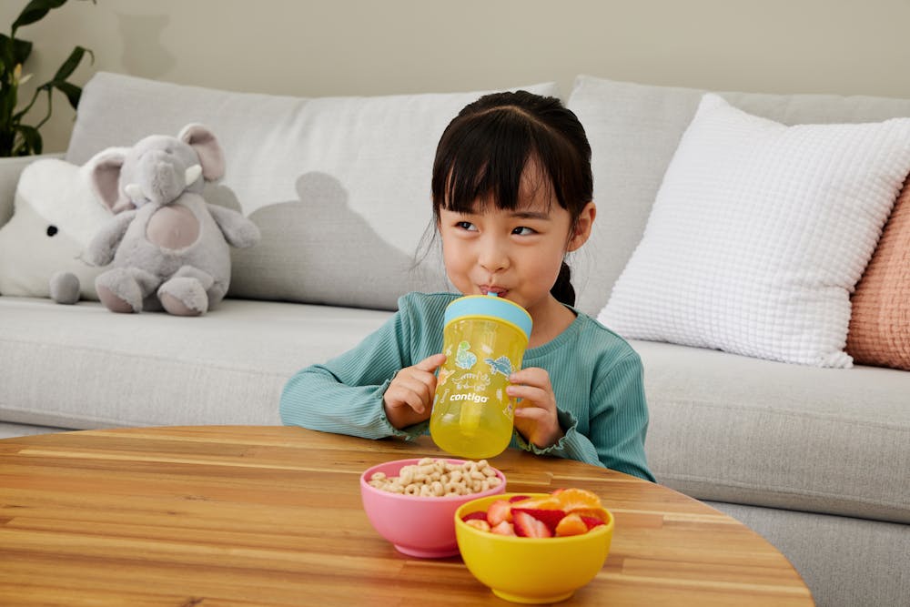Contigo® Kids’ Leighton Straw Tumbler with Spill-Proof Leak-Proof Lid, 14oz (GAEA)