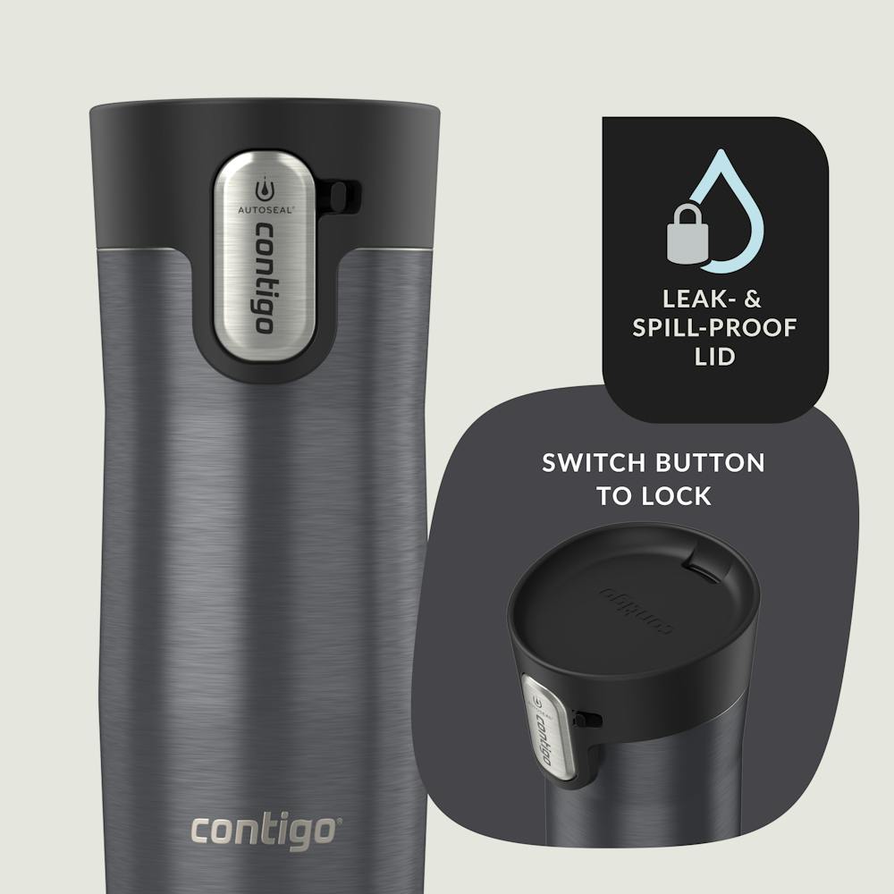 Contigo® AUTOSEAL® West Loop Vacuum-Insulated Stainless Steel Travel Mug with Easy-Clean Lid, 12 oz (I05Z)