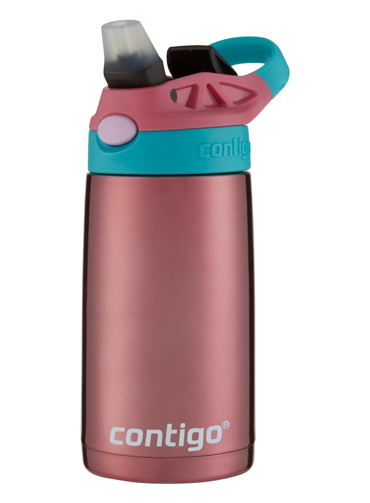 Contigo® Kids Straw Stainless Steel Water Bottle with AUTOSPOUT® Lid, 13oz (XI8A)