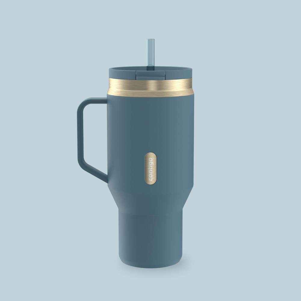 30 oz SnapSeal™ Tumbler (w/ Straw & Handle) (ZJJP)