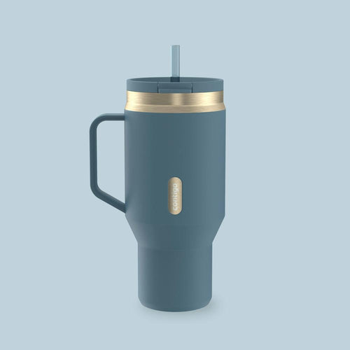 30 oz SnapSeal™ Tumbler (w/ Straw & Handle) (ZJJP)