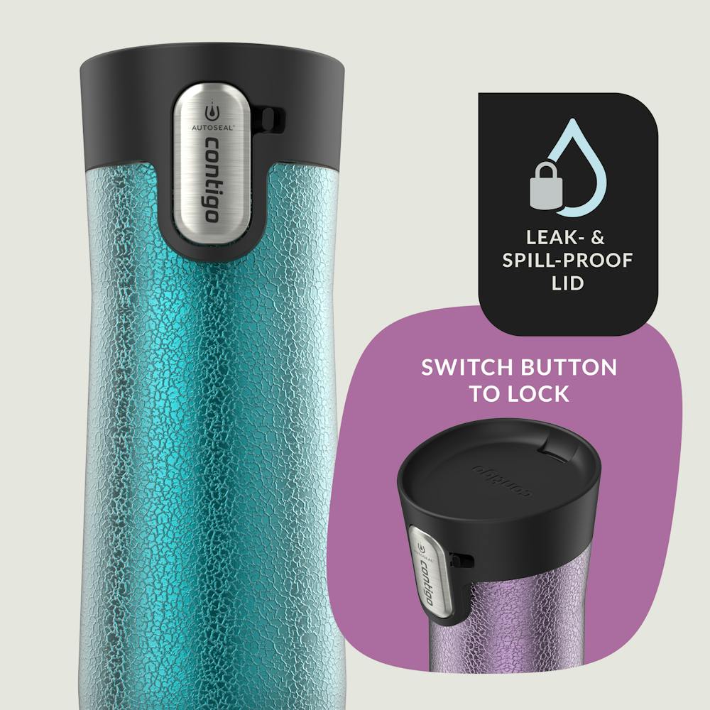 Contigo® AUTOSEAL® West Loop Vacuum-Insulated Stainless Steel Travel Mug with Easy-Clean Lid, 20 oz, 2-Pack (3T8S)