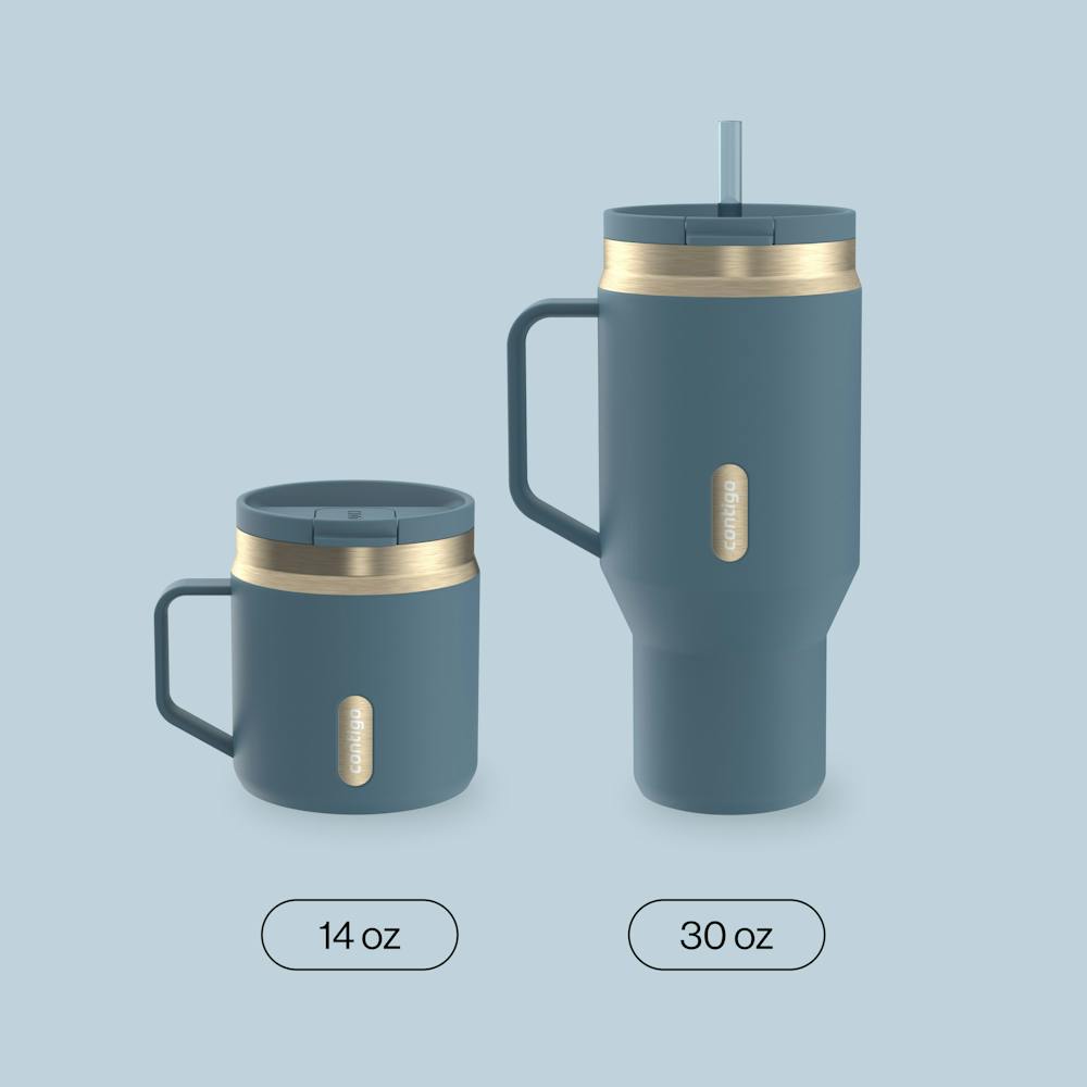 30 oz SnapSeal™ Tumbler (w/ Straw & Handle) (ZJJP)