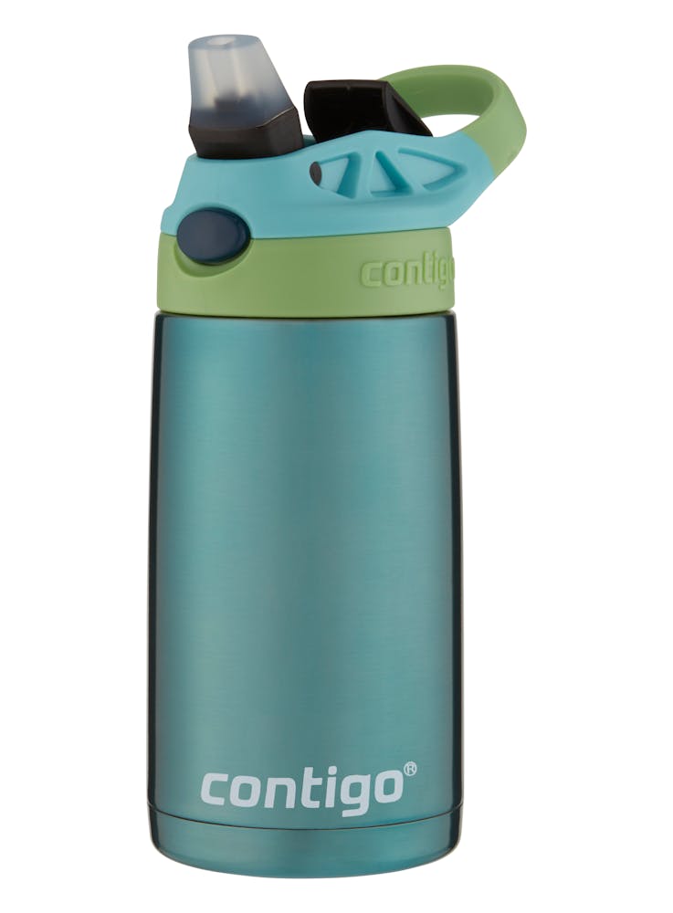 Contigo® Kids Straw Stainless Steel Water Bottle with AUTOSPOUT® Lid, 13oz (XI8A)