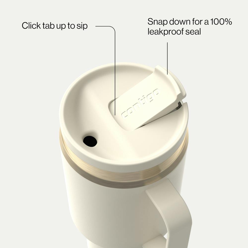 30 oz SnapSeal™ Tumbler (w/ Straw & Handle) (ZJJP)