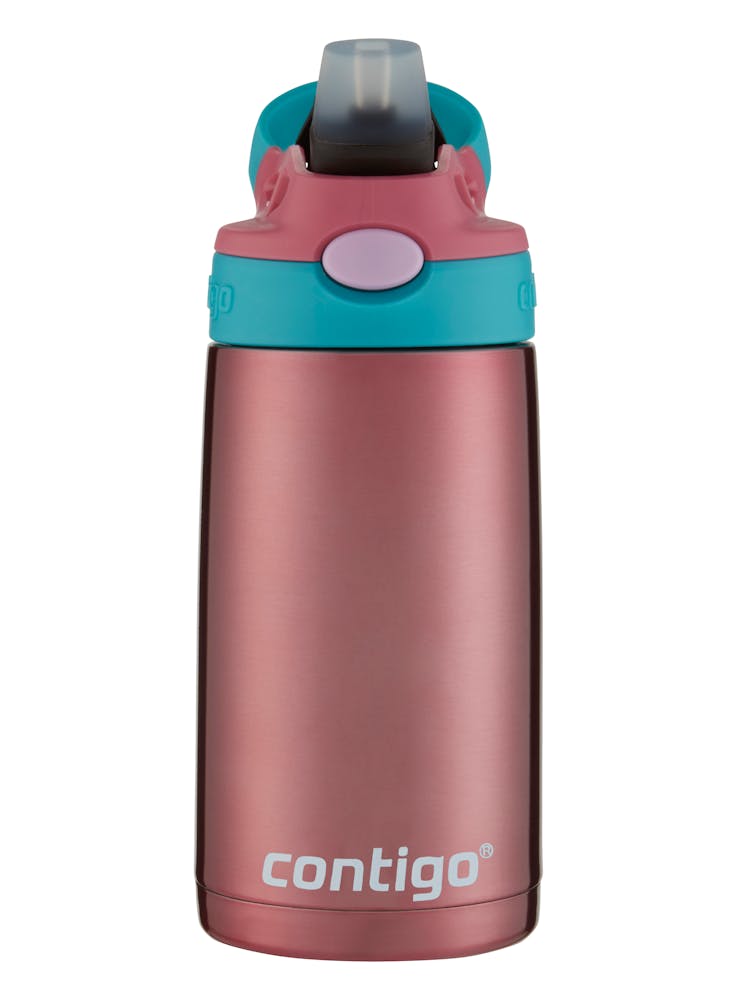 Contigo® Kids Straw Stainless Steel Water Bottle with AUTOSPOUT® Lid, 13oz (XI8A)