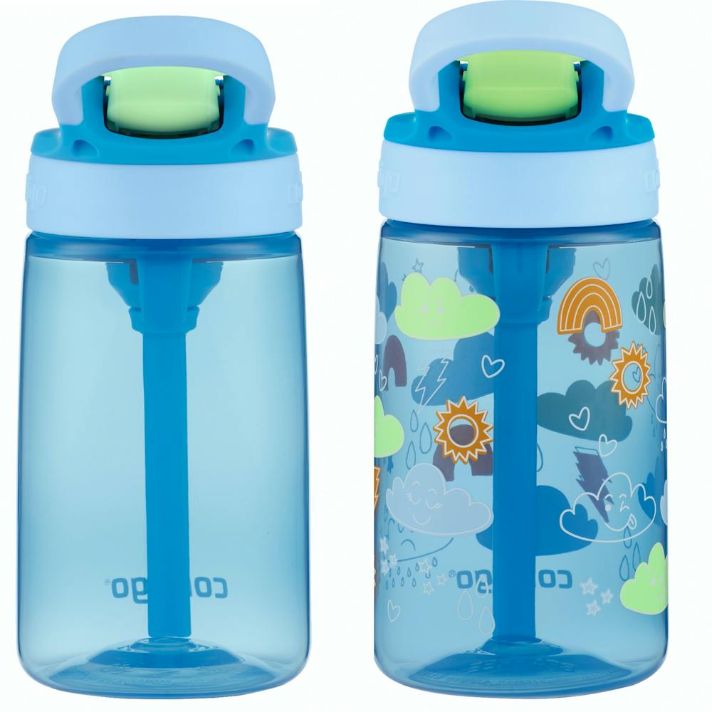 Contigo® Kids Water Bottle with Redesigned AUTOSPOUT® Straw, 14 oz, 2 pack (7Q8Z)