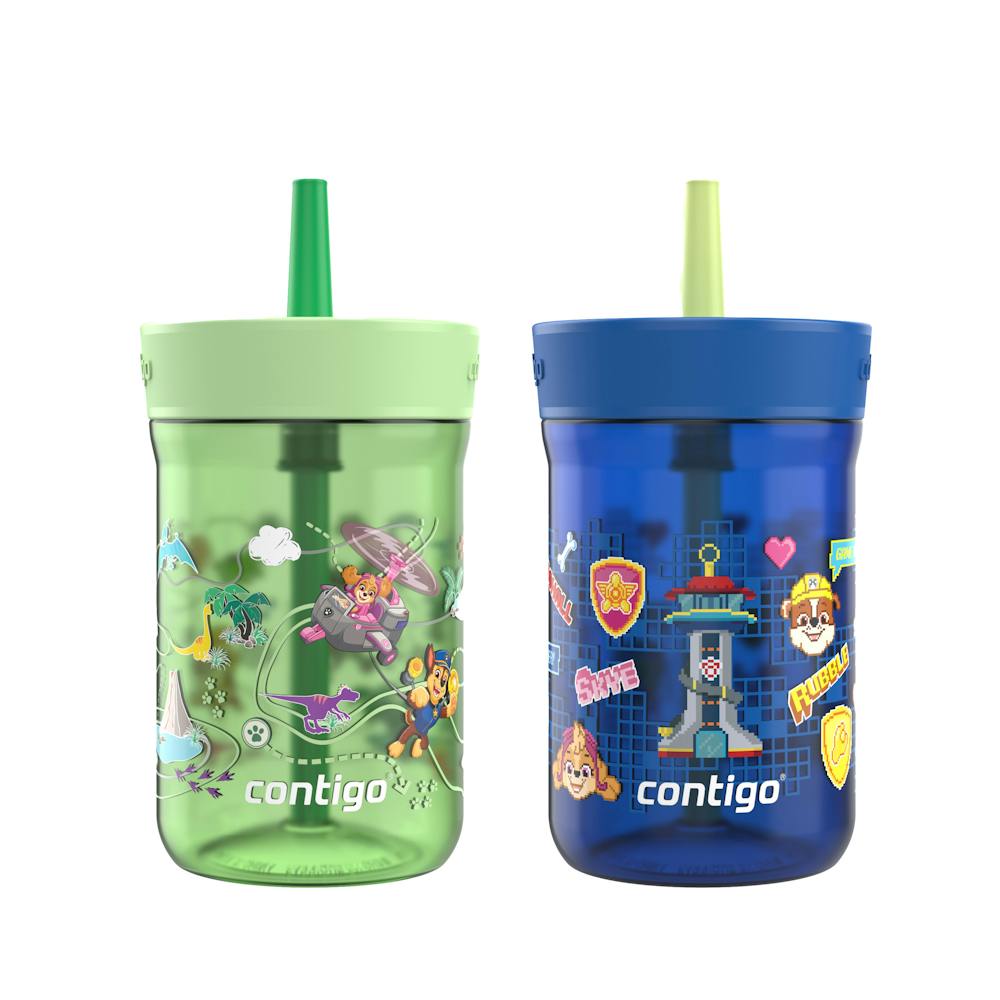 Contigo® Kids’ Leighton Straw Tumbler with Spill-Proof Leak-Proof Lid, 14oz (GAEA)