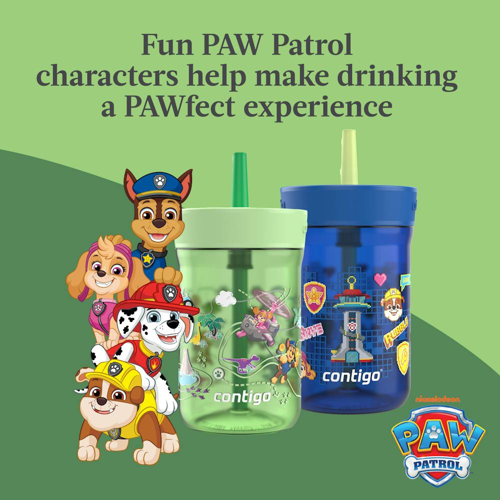 Contigo® Kids’ Leighton Straw Tumbler with Spill-Proof Leak-Proof Lid, 14oz (GAEA)