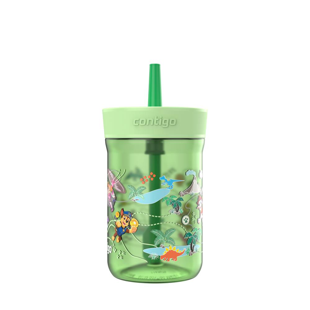 Contigo® Kids’ Leighton Straw Tumbler with Spill-Proof Leak-Proof Lid, 14oz (GAEA)