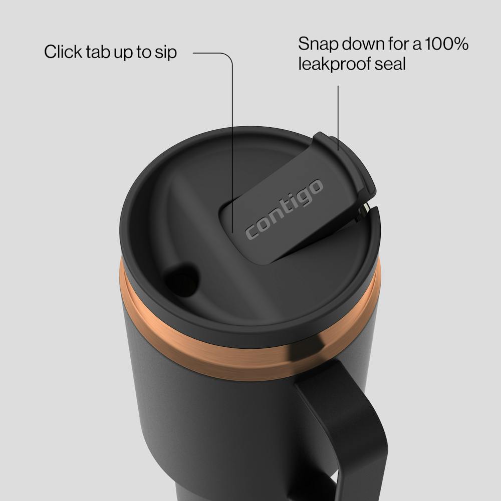 30 oz SnapSeal™ Tumbler (w/ Straw & Handle) (ZJJP)