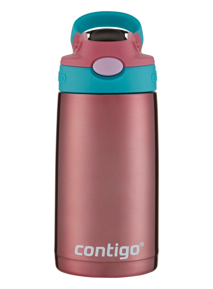Contigo® Kids Straw Stainless Steel Water Bottle with AUTOSPOUT® Lid, 13oz (XI8A)