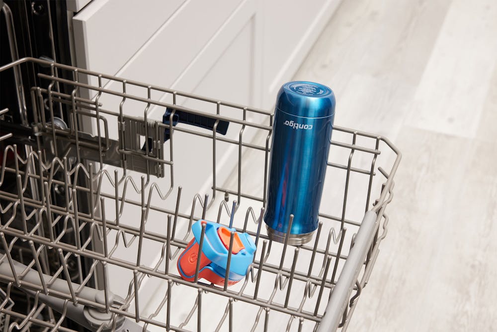 Contigo® Kids’ Casey Stainless Steel Water Bottle with Spill-Proof Leak-Proof Lid, 13oz (Y1O3)