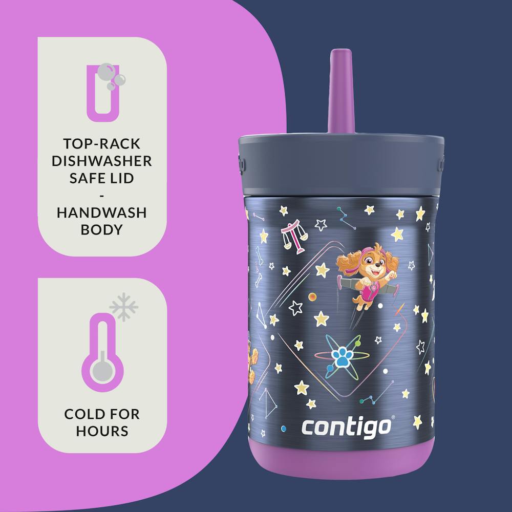 Contigo® Kids Leighton Spill-Proof Stainless Steel Tumbler with Straw, 12oz (RMRJ)
