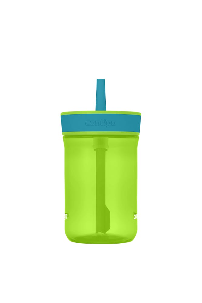 Contigo® Kids’ Leighton Straw Tumbler with Spill-Proof Leak-Proof Lid, 14oz (GAEA)