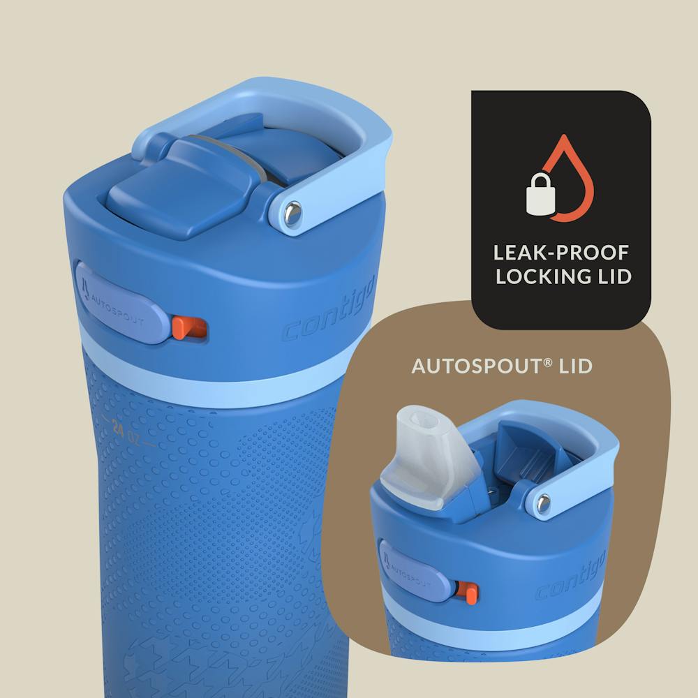 Contigo® x Ally Love Ashland Chill 2.0 Stainless Steel Water Bottle with AUTOSPOUT® Lid, 24oz (DO9Y)