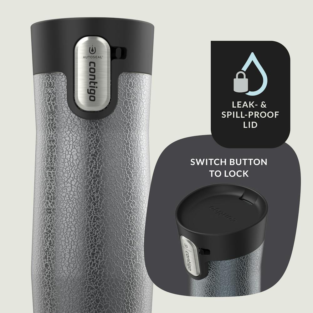 Contigo® AUTOSEAL® West Loop Vacuum-Insulated Stainless Steel Travel Mug with Easy-Clean Lid, 16 oz (FHXQ)