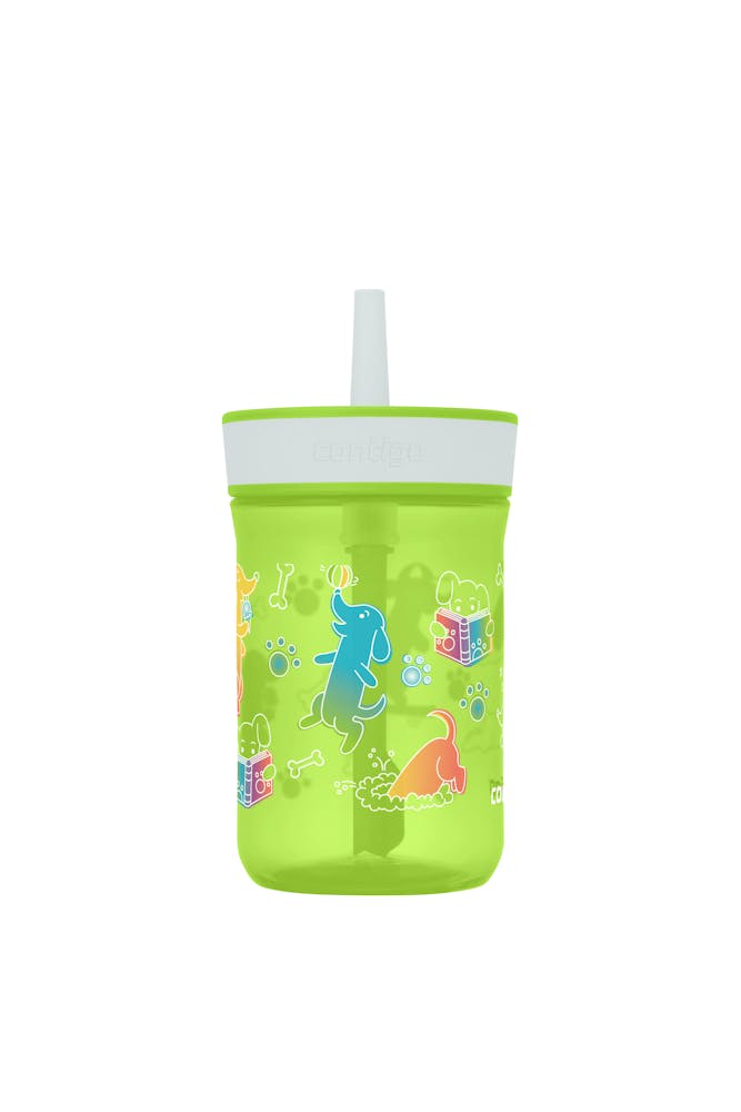 Contigo® Kids’ Leighton Straw Tumbler with Spill-Proof Leak-Proof Lid, 14oz (GAEA)
