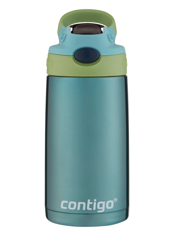 Contigo® Kids Straw Stainless Steel Water Bottle with AUTOSPOUT® Lid, 13oz (XI8A)