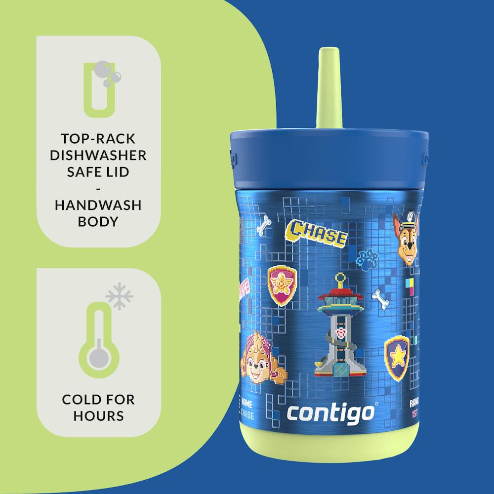 Contigo® Kids Leighton Spill-Proof Stainless Steel Tumbler with Straw, 12oz (RMRJ)
