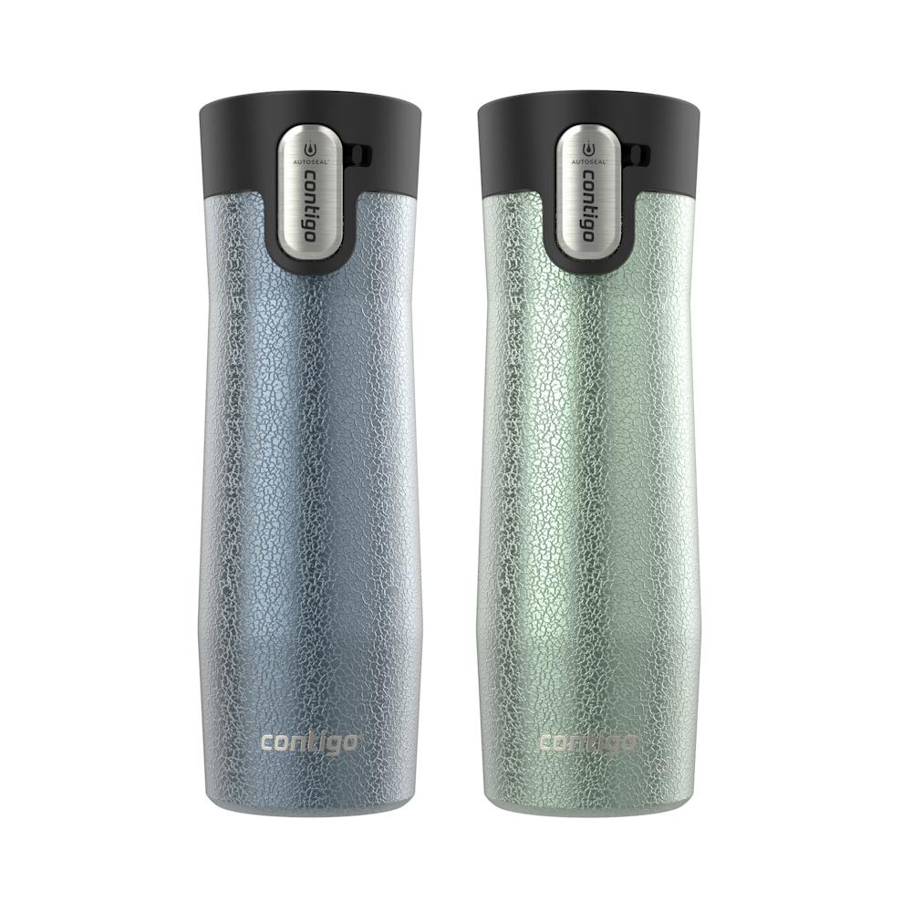 Contigo® AUTOSEAL® West Loop Vacuum-Insulated Stainless Steel Travel Mug with Easy-Clean Lid, 20 oz, 2-Pack (3T8S)