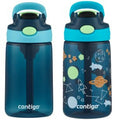 Contigo® Kids Water Bottle with Redesigned AUTOSPOUT® Straw, 14 oz, 2 pack (7Q8Z)