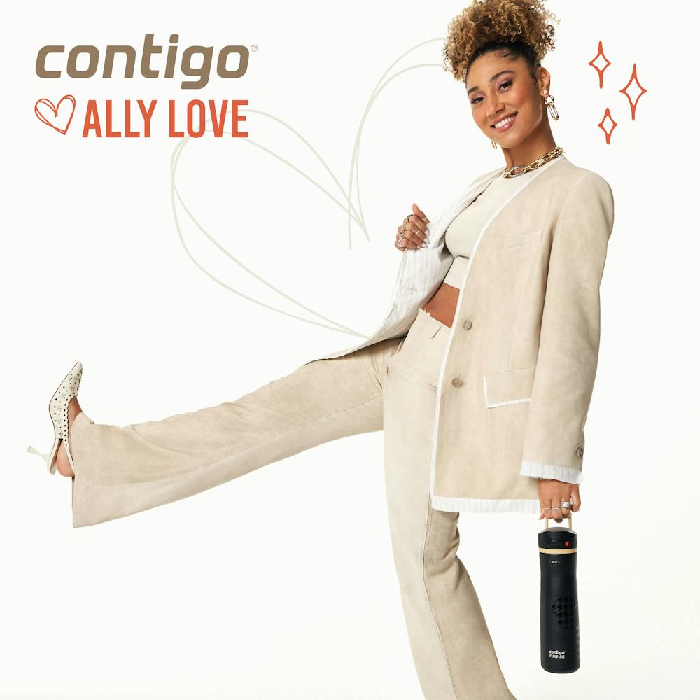 Contigo® x Ally Love Jackson Chill 2.0 Stainless Steel Water Bottle with AUTOPOP® Lid, 24oz (0ZR4)