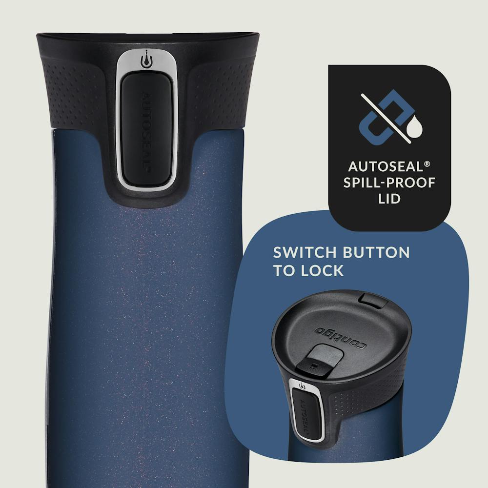 Contigo® AUTOSEAL® West Loop Vacuum-Insulated Stainless Steel Travel Mug with Easy-Clean Lid, 20oz (K9VU)