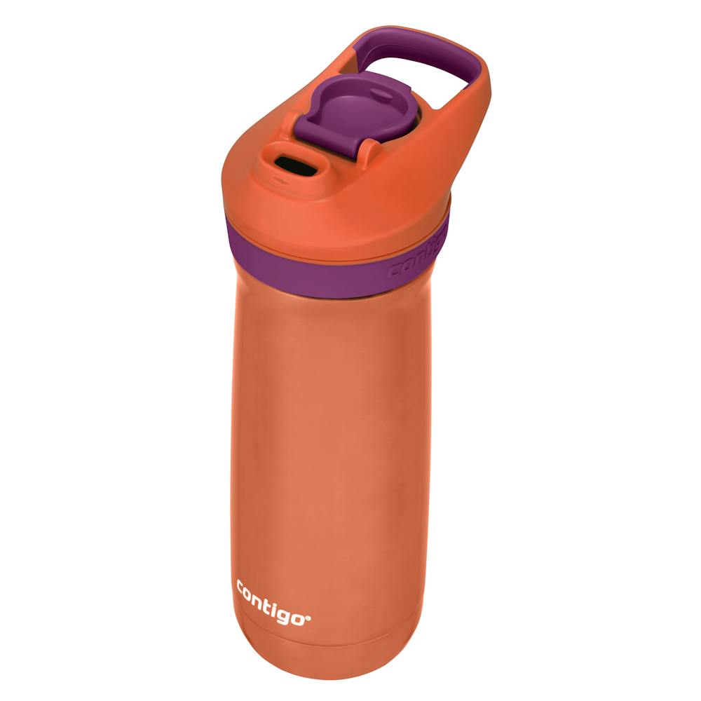 Contigo® Kids’ Casey Stainless Steel Water Bottle with Spill-Proof Leak-Proof Lid, 13oz (Y1O3)