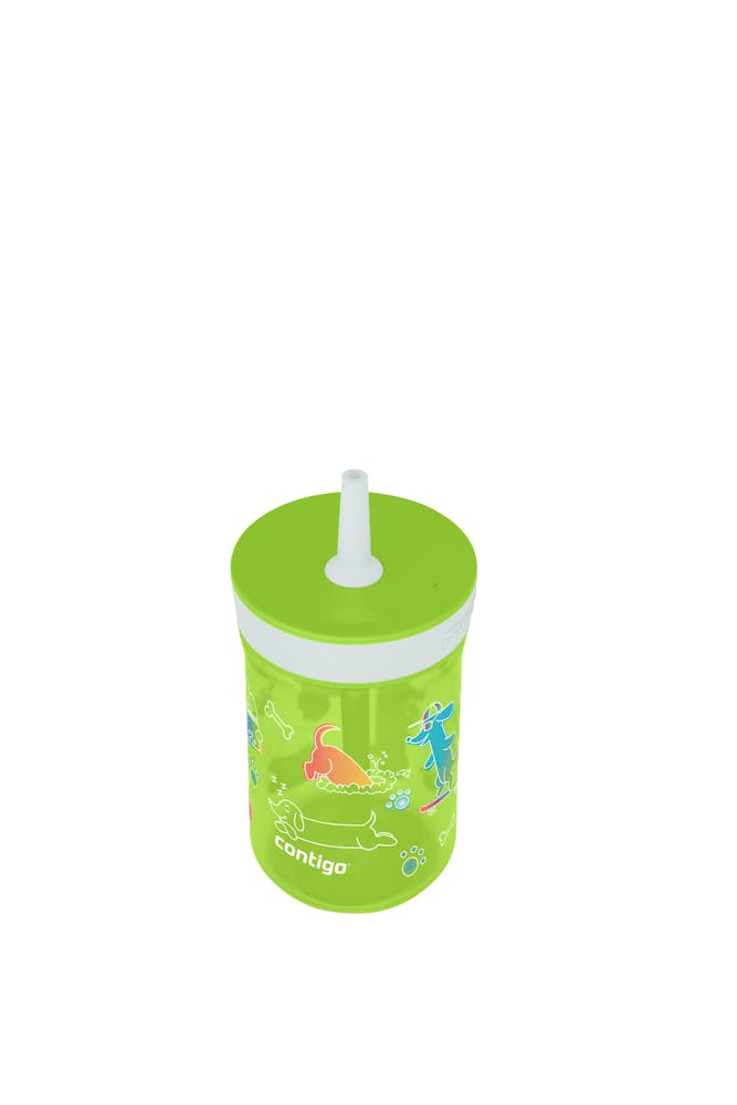 Contigo® Kids’ Leighton Straw Tumbler with Spill-Proof Leak-Proof Lid, 14oz (GAEA)