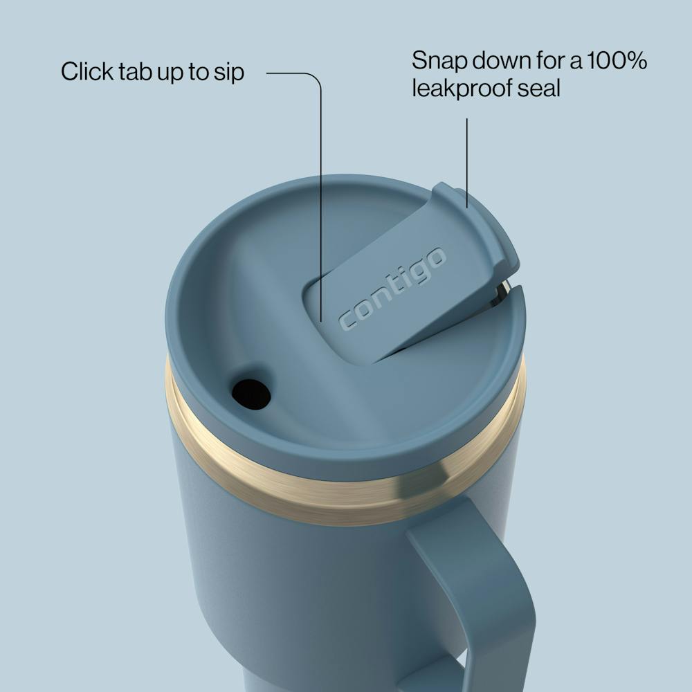 30 oz SnapSeal™ Tumbler (w/ Straw & Handle) (ZJJP)
