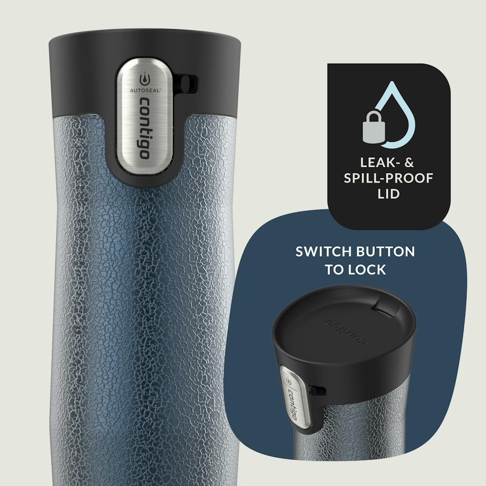 Contigo® AUTOSEAL® West Loop Vacuum-Insulated Stainless Steel Travel Mug with Easy-Clean Lid, 16 oz (FHXQ)