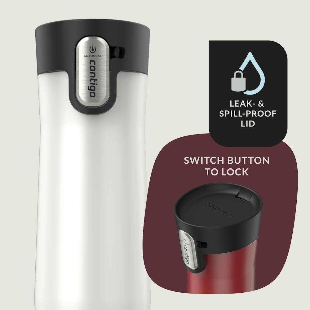 Contigo® AUTOSEAL® West Loop Vacuum-Insulated Stainless Steel Travel Mug with Easy-Clean Lid, 20 oz, 2-Pack (3T8S)