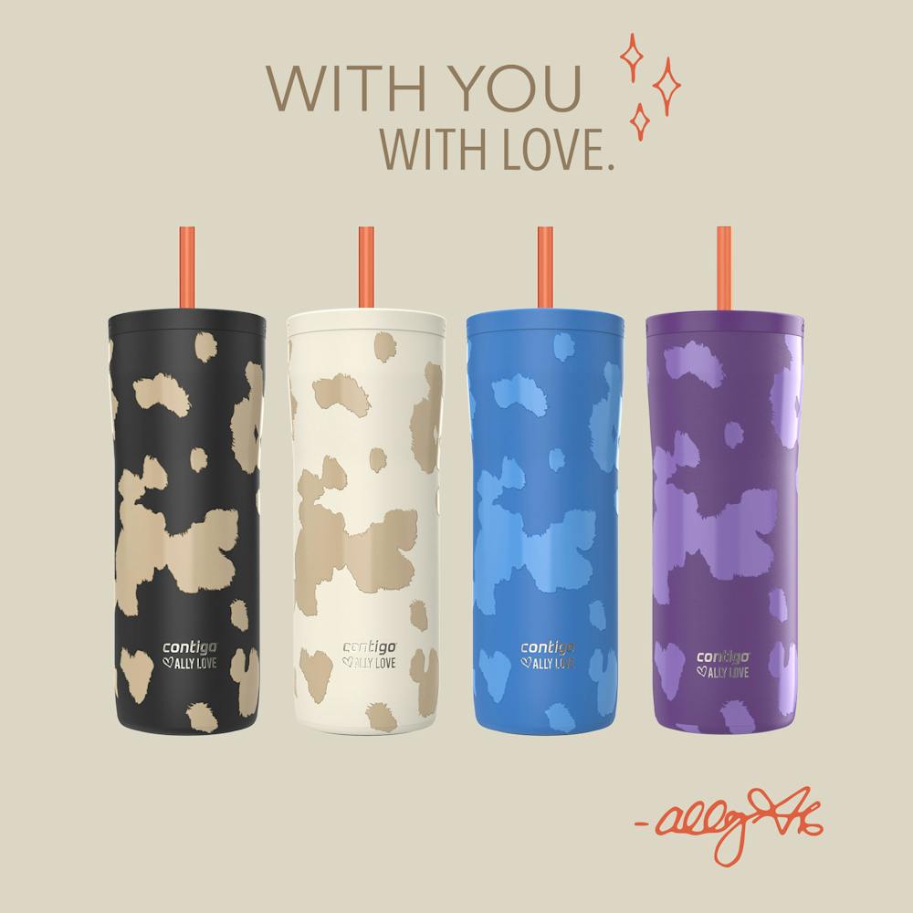 Contigo® x Ally Love Streeterville 2.0 Stainless Steel Tumbler with Straw, 24oz (LA3Y)
